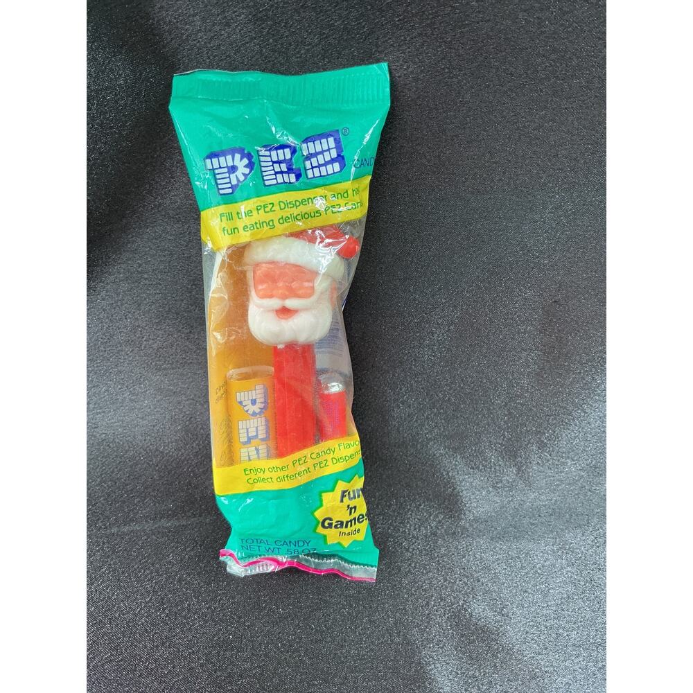 Vintage PEZ Plastic Candy Dispenser- Santa Claus with Feet